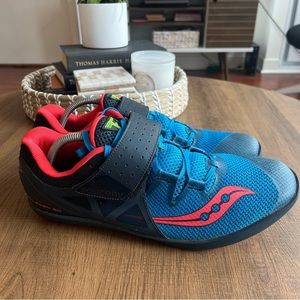 Saucony Mens Unleash SD 2 Throwing Track Field Blue Shoes S29035-1 Size 11.5